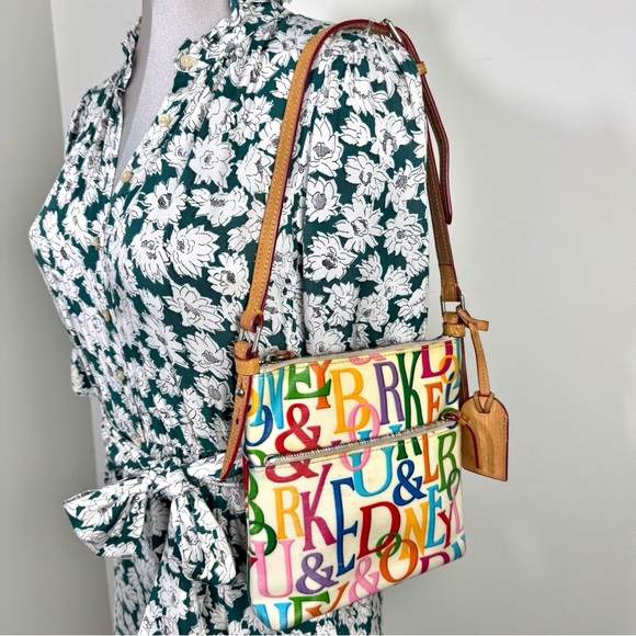 Dooney & Bourke Rainbow Adjustable Strap Crossbody Bag Multicolor - Picture 4 of 10